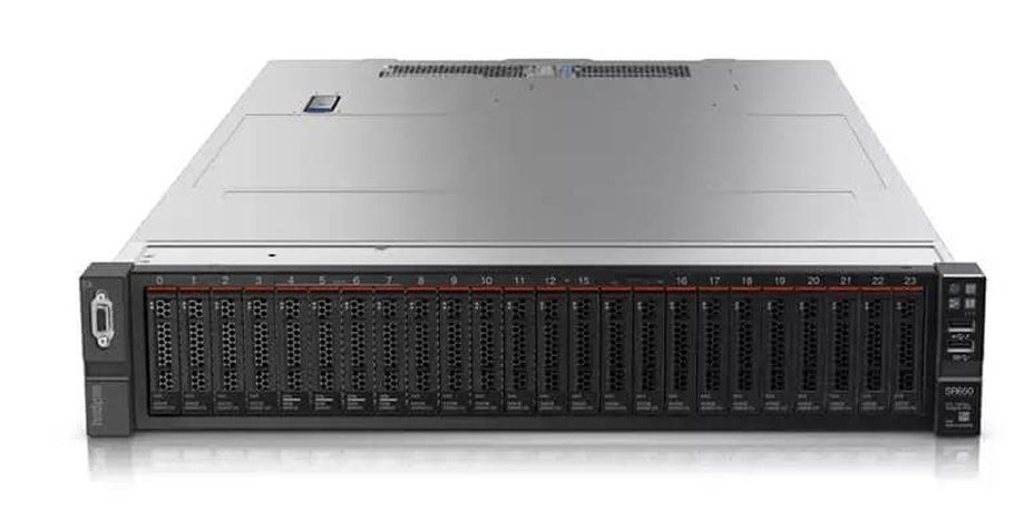 Lenovo ThinkSystem SR650 V2 Rack Server with Intel Xeon Silver 4310, 32GB RAM, 9300-8i, 4GB, 1100W Power Supply